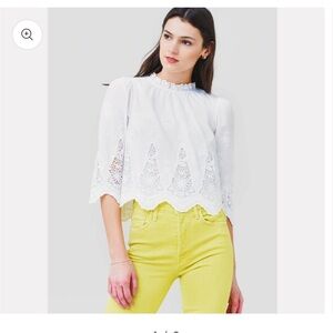 HUNTER BELL Fontaine white top